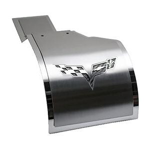 2005-2013 STAINLESS STEEL ALTERNATOR COVER WITH C6 LOGO