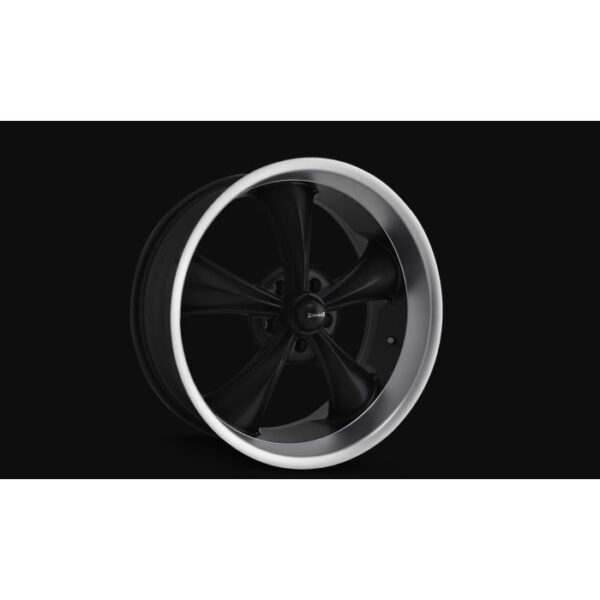 Detroit Wheels Ridler 22X10 695 Series Matte Black W Machine Lip