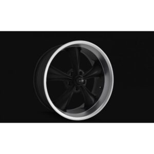 Detroit Wheels Ridler 17x7 695 Series Matte Black W Machine Lip