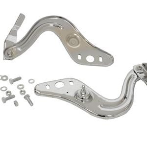 05-13 HOOD HINGES - CHROME - PAIR